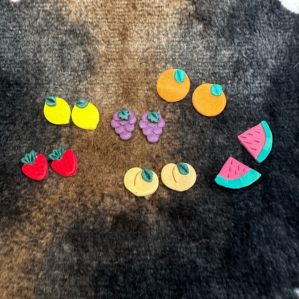 Fruit earrings